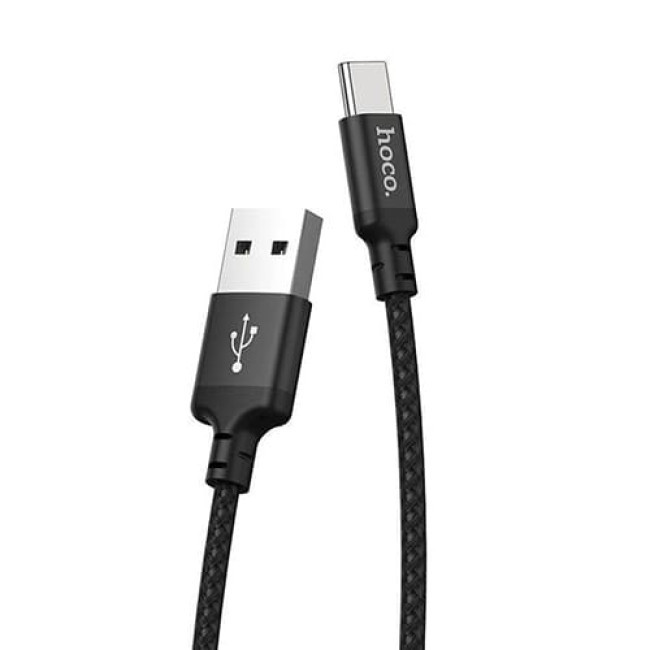 USB кабель Hoco X14 Times Speed Type-C для зарядки и синхронизации, длина 1 метр (Черный) - фото 3 - id-p204622513