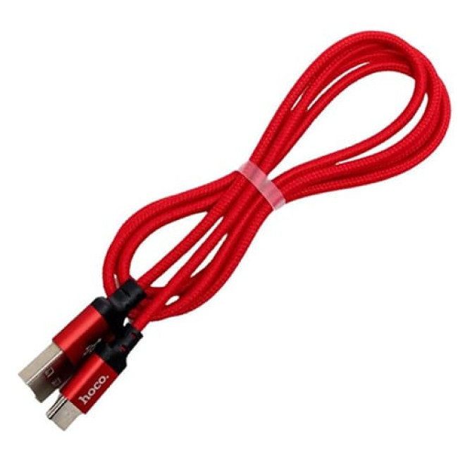 USB кабель Hoco X14 Times Speed Type-C для зарядки и синхронизации, длина 1,0 метр (Красный) - фото 5 - id-p204622514