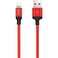 USB кабель Hoco X14 Times Speed Lightning для зарядки и синхронизации, длина 2,0 метра (Красный)