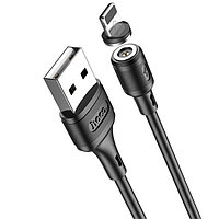 USB кабель Hoco X52 Sereno Lightning, длина 1 метр (Черный)