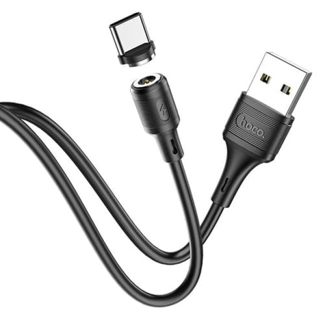 USB кабель Hoco X52 Sereno Type-C, длина 1,0 метр (Черный) - фото 3 - id-p204622523