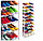 Полка для обуви металлическая (органайзер обувница) Amazing Shoe Rack,  30 пар - 10 полок Белая, фото 3