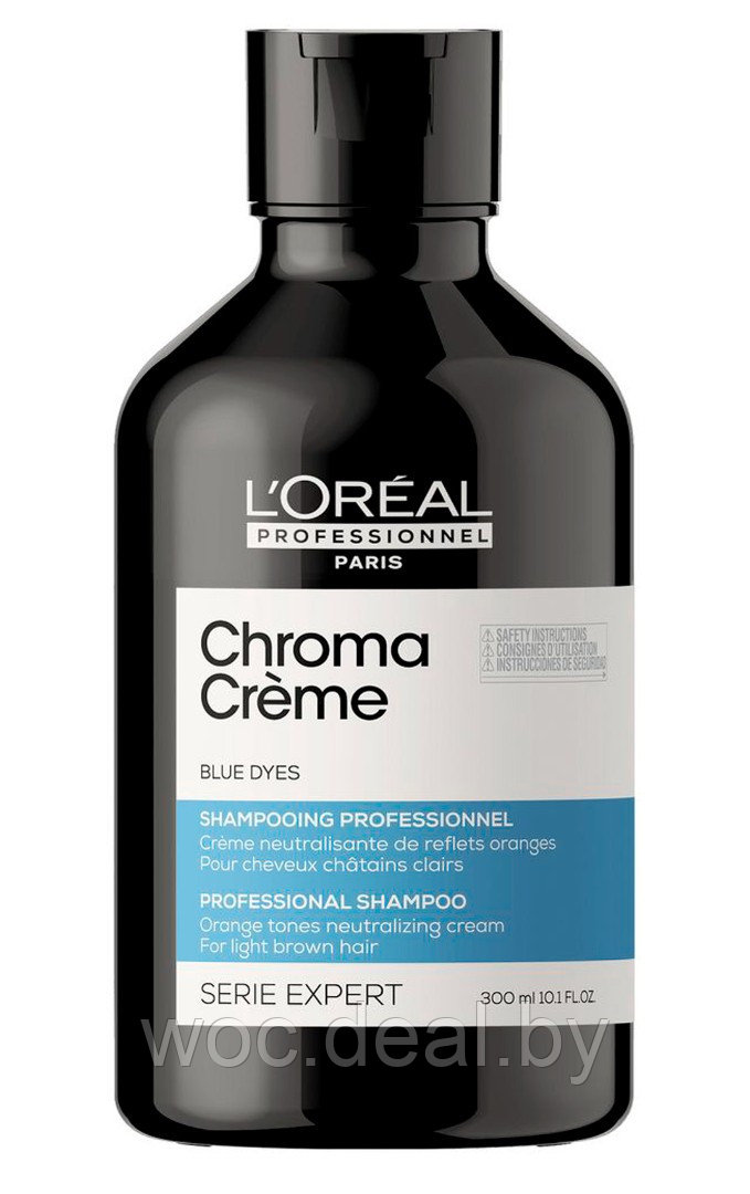 L'Oreal Professionnel Шампунь синий для нейтрализации оранжевого оттенка Chroma Creme Serie Expert, 500 мл - фото 1 - id-p177819372