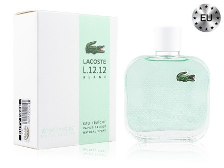 LACOSTE - Lacoste L.12.12 Blanc Eau Fraiche 100ml (Lux Europe).