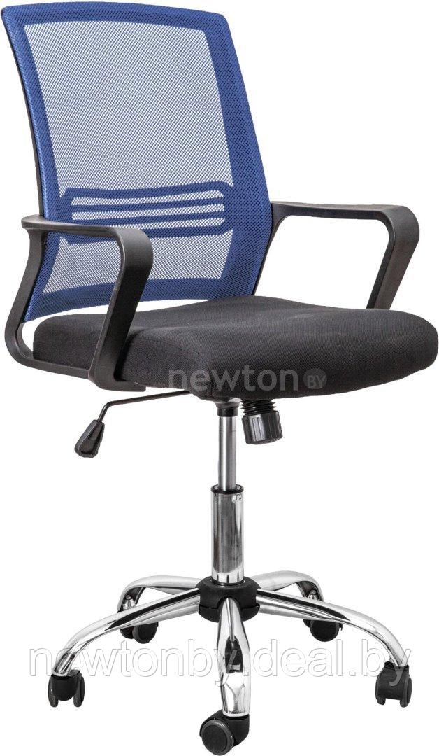 Кресло AksHome Оливер (черный/синий) - фото 1 - id-p204627522