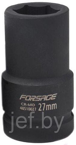 Головка ударная глубокая 1" 95мм 6-гранная FORSAGE F-48510095 - фото 1 - id-p193000052