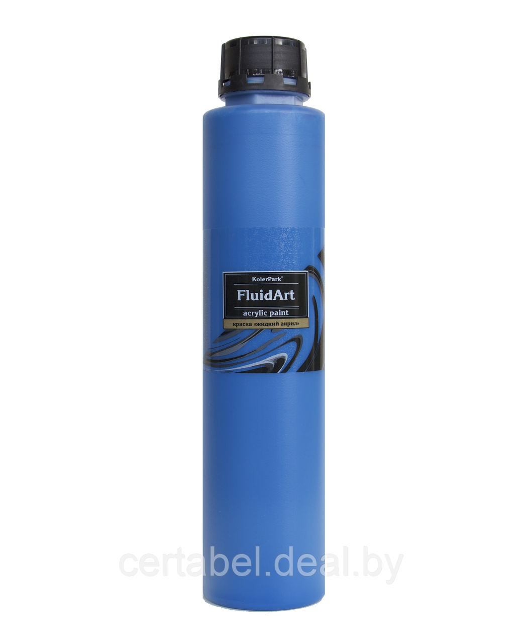 Жидкий акрил для техники FlUID ART KolerPark Синий 800 мл - фото 2 - id-p204628073