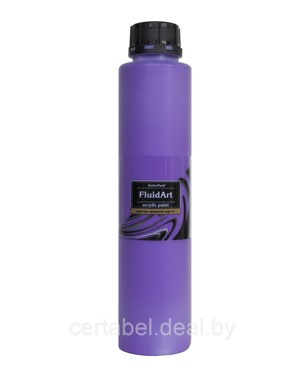 Жидкий акрил для техники FlUID ART KolerPark Фиолетовый 800 мл - фото 2 - id-p204628077