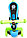 Самокат детский Lorelli Smart Blue Green / 10390020006, фото 3