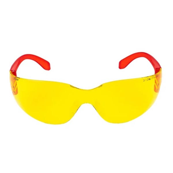 Очки защитные (поликарбонат, желтые, покрытие super, повышенная контрастность, мягкий носоупор) - фото 1 - id-p204629071