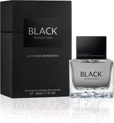 Туалетная вода Antonio Banderas Seduction Black - фото 2 - id-p204630634