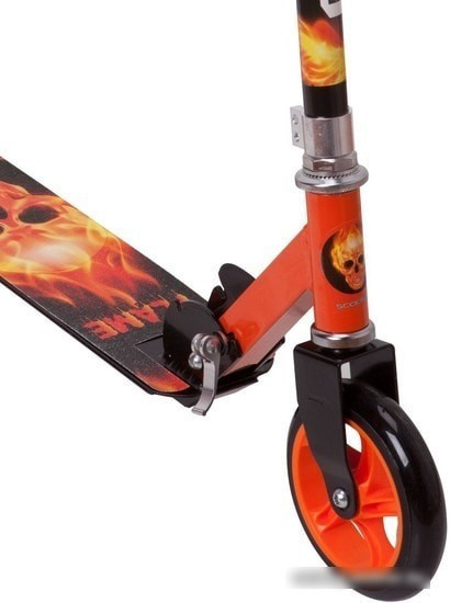 Самокат RGX Flame (оранжевый) - фото 3 - id-p204634261
