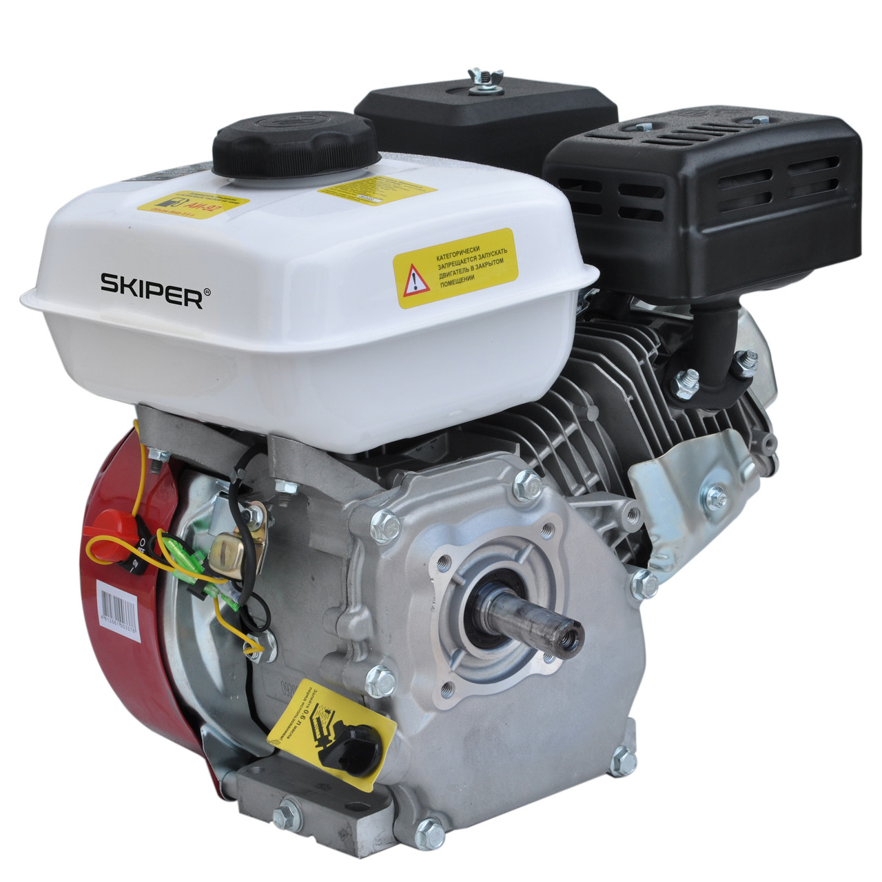 Двигатель бензиновый SKIPER N168F(K) (6.5 л.с., вал диам. 20мм х50мм, шпонка 5мм) - фото 2 - id-p204634404