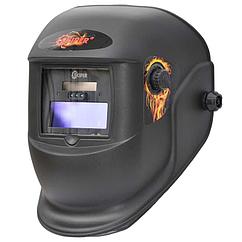 Сварочная маска SKIPER 6000X-PRO (LED подсветка, 1/1/1/2; 90х35мм;DIN 4/9/13, шлиф)