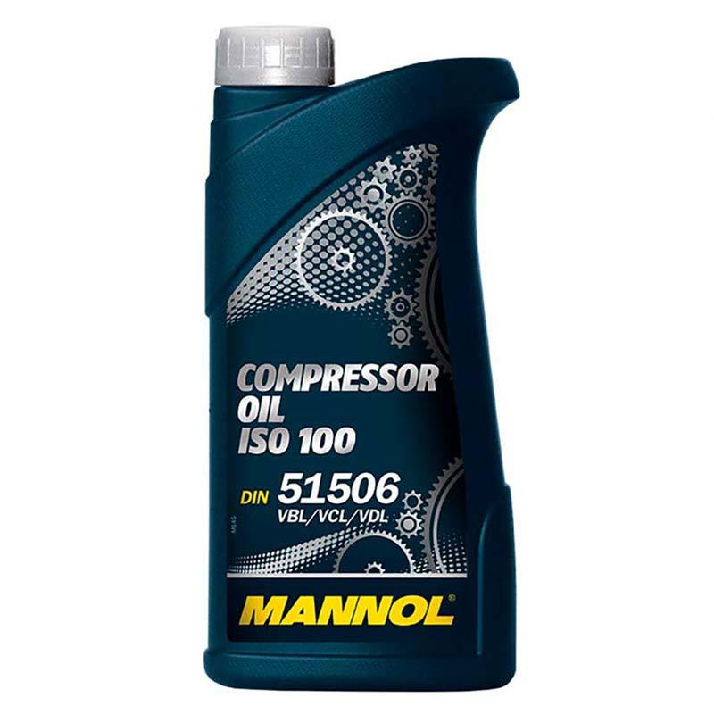 Масло компрессорное минеральное MANNOL Compressor Oil ISO 100 1 л - фото 1 - id-p204634680
