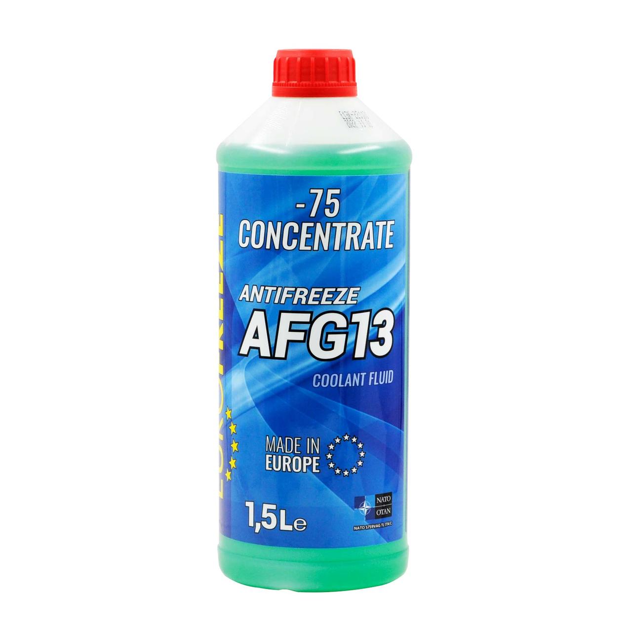 Концентрат жидкости охлаждающей низкозамерзающей EUROFREEZE Antifreeze AFG 13 1,5л - фото 1 - id-p204635239