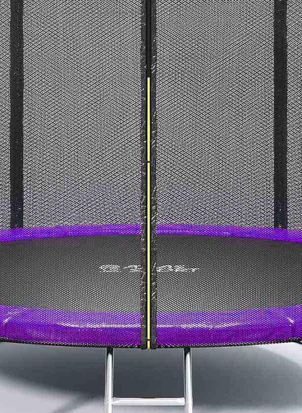 Батут Atlas Sport 312см - 10ft BASIC (3 ноги) с внешней сеткой и лестницей PURPLE (фиолетовый) - фото 3 - id-p193078965