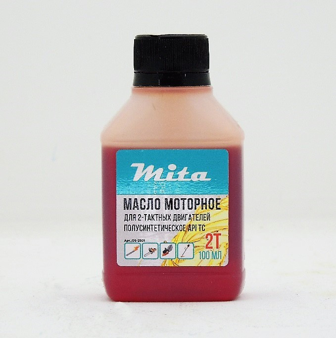 Масло моторное Mita для 2-тактных двигателей полусинтетическое API TС 0,1 л - фото 1 - id-p204636913