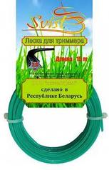 Леска для триммера сечение звезда диаметр 2,0 катушка 15 м.,  ЛТЗ-020015  SVIST