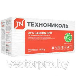 Экструзионный пенополистирол ТЕХНОНИКОЛЬ CARBON ECO 1180х580, фото 2