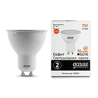 Лампа Gauss LED Elementary MR16 GU10 7W 530Lm 3000К