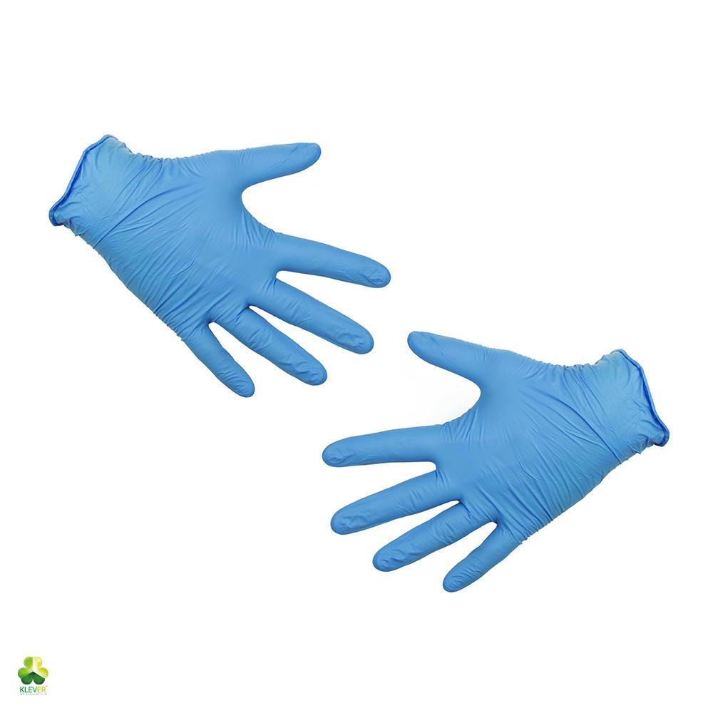 Перчатки нитриловые KLEVER Elegance, голубые - фото 2 - id-p204643064