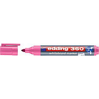 Маркер для белых досок edding 360, круглый наконечник, 1.5-3 мм Розовый, (10 шт/уп)