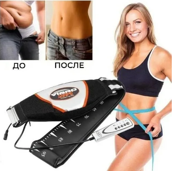 Пояс для похудения с эффектом сауны Vibro Shape - фото 2 - id-p110375718