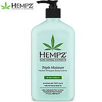 Молочко для тела Тройное увлажнение Hempz Triple Moisture Herbal Whipped Body Creme