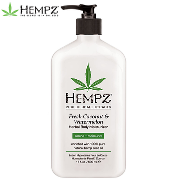 Молочко для тела Кокос и Арбуз Hempz Fresh Coconut & Watermelon Herbal Body Moisturizer