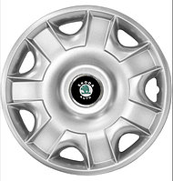 Колпаки на колеса SJS модель 301 / 15"+ комплект значков Skoda