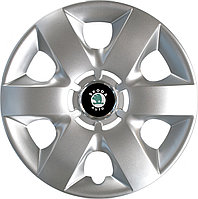 Колпаки на колеса SJS модель 310 / 15"+ комплект значков Skoda