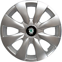 Колпаки на колеса SJS модель 316 / 15"+ комплект значков Skoda