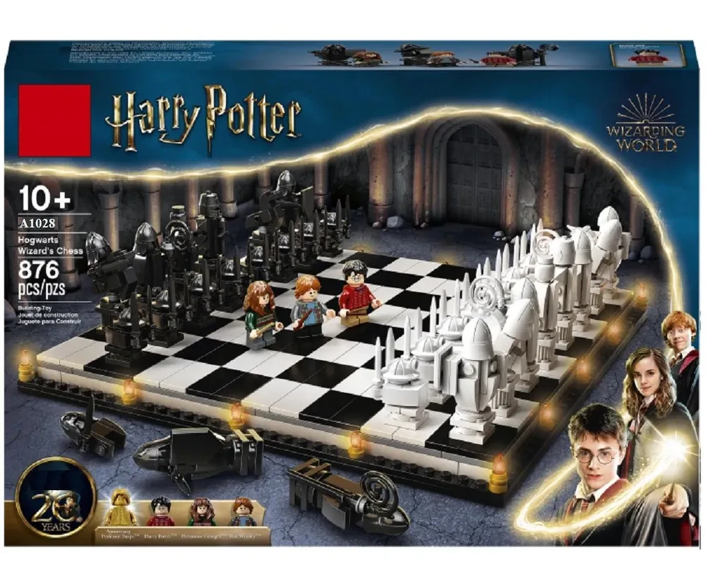 Конструктор Harry Potter Гарри Поттер "Хогвартс: волшебные шахматы" 876 деталей - фото 1 - id-p204645540