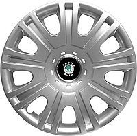 Колпаки на колеса SJS модель 319 / 15"+ комплект значков Skoda