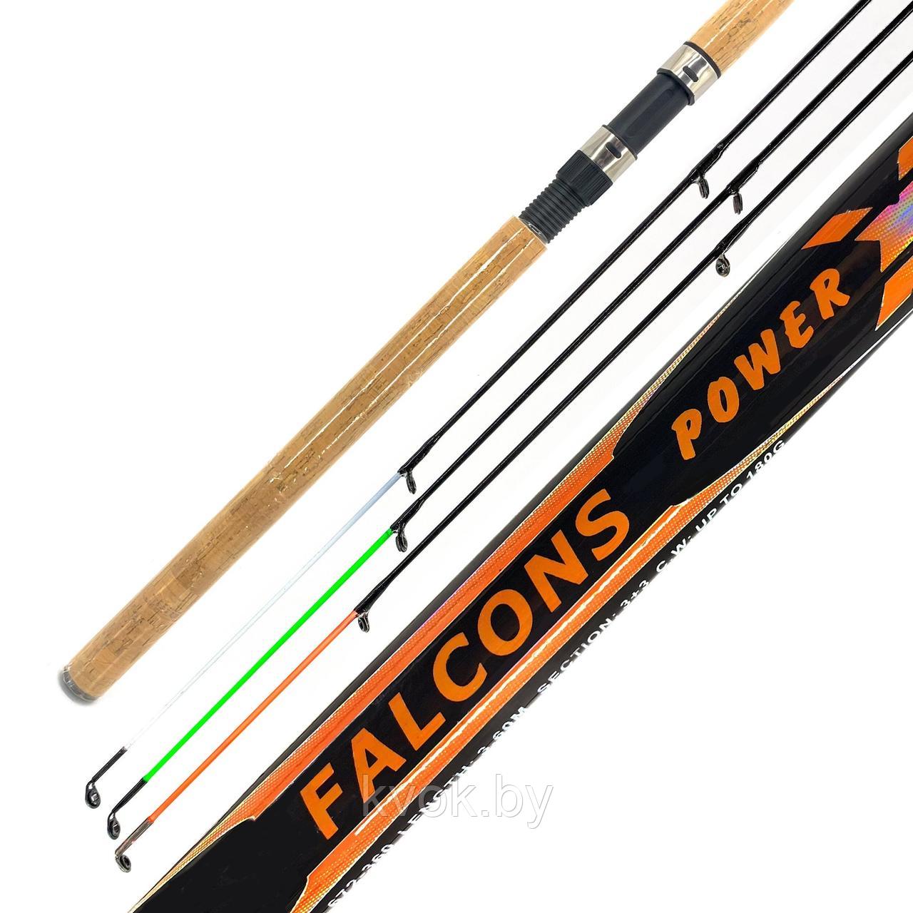 Фидер KAIDA Pro Falcons Power Feeder 3.3 м тест: до 180 гр - фото 3 - id-p204649090