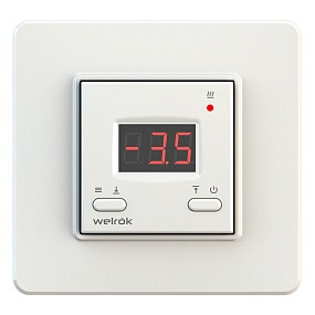 Терморегулятор теплого пола Welrok kt, белый
