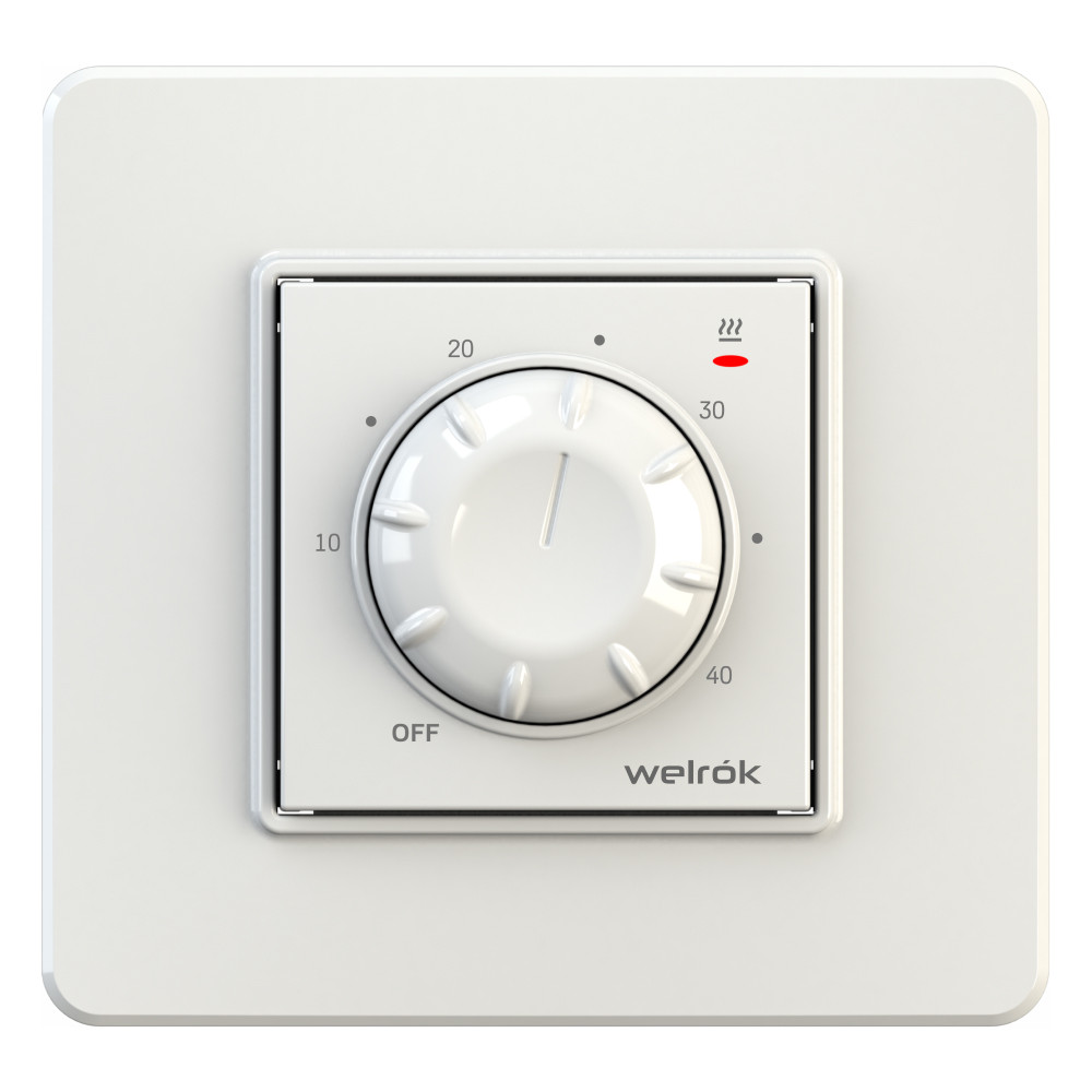 Терморегулятор теплого пола Welrok rtp, белый