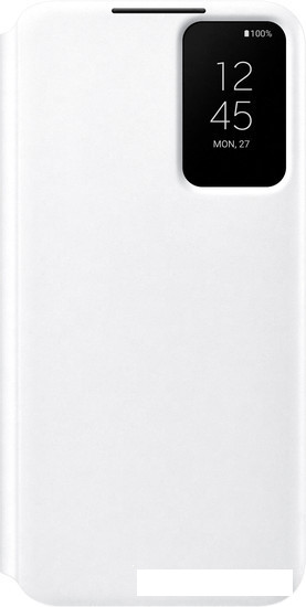 Чехол для телефона Samsung Smart Clear View Cover для S22+ (белый) - фото 1 - id-p204648644