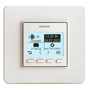 Терморегулятор теплого пола Welrok pro, белый