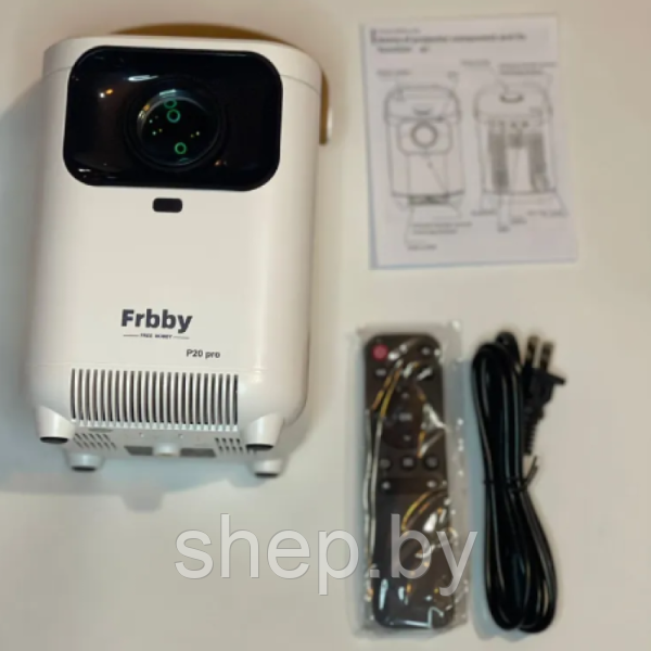 Проектор Frbby P20 PRO портативный c Wi Fi + Bluetooth , 1920x1080 4K HD Android TV - фото 8 - id-p204650008