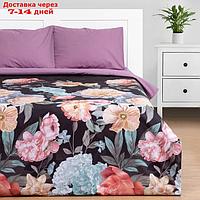 Постельное бельё Этель 2 сп Flowers 175х215 см, 200х220 см, 50х70 см-2 шт, поплин, 125 г/м2