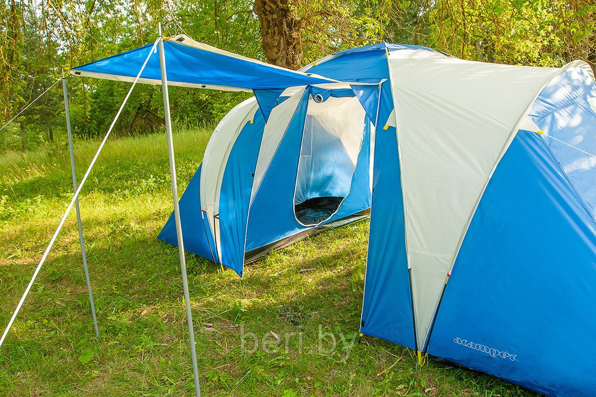 Палатка ACAMPER SONATA 4-местная с тамбуром, 3000 мм/ст - фото 2 - id-p123940538