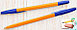 Ручка шариковая Стамм 511 Orange, 0,7 мм., 152 мм., синяя, арт.РШ-30388, фото 6