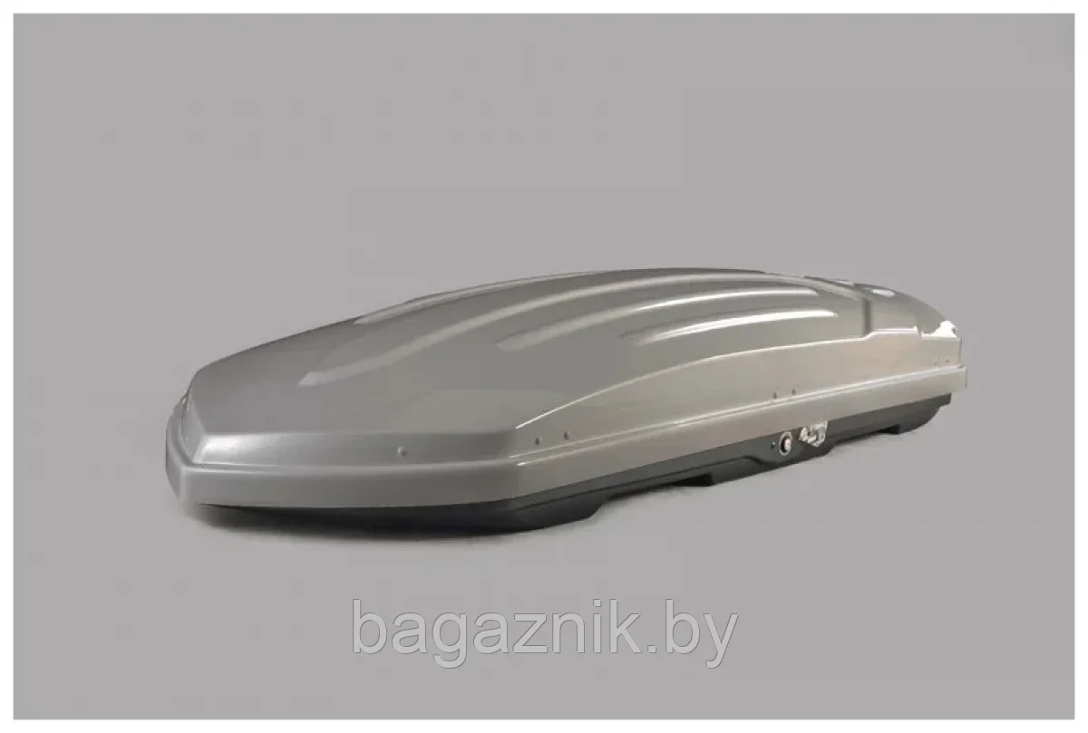 Автобокс Sotra BLIZZARD 207х80х34см 440л двухсторонний, cерый глянец