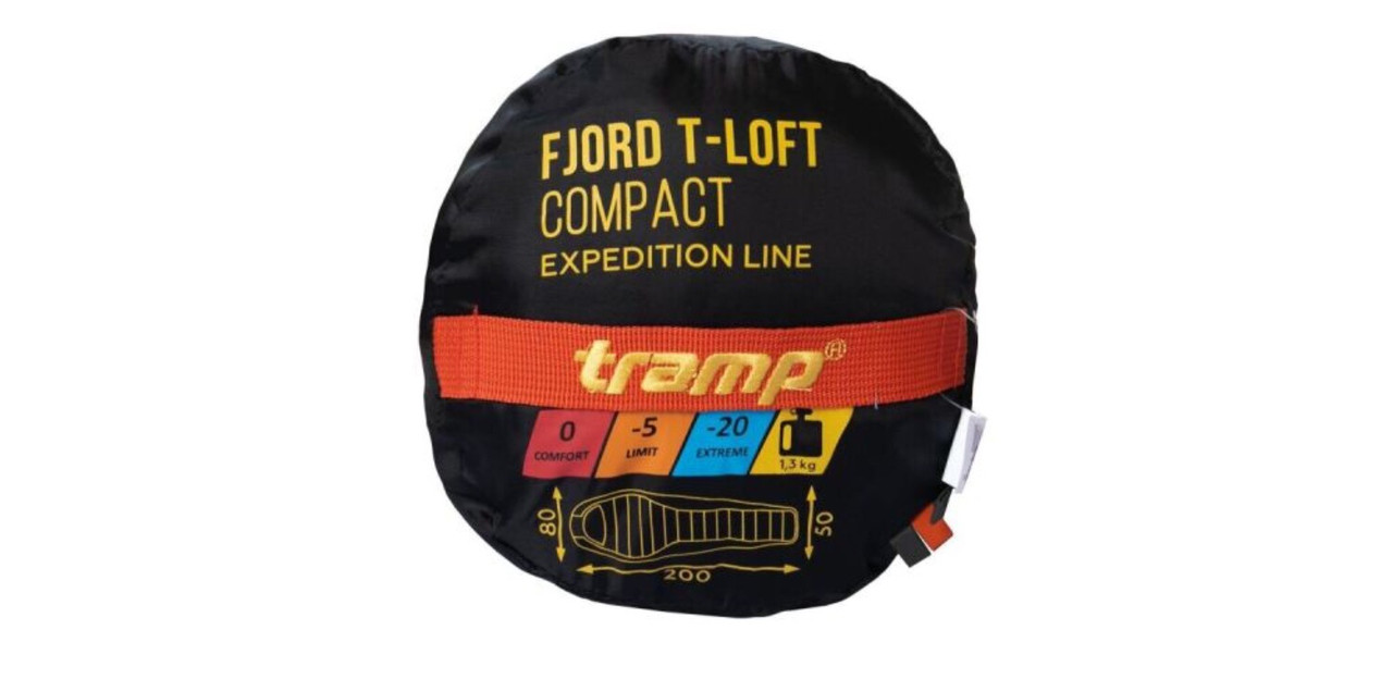 Спальный мешок кокон Tramp Fjord T-Loft Compact 200*80*50cm - фото 6 - id-p183937983