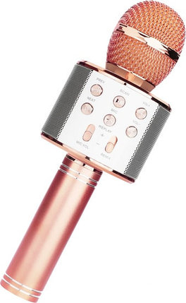 Микрофон Wster WS-858 (розовый), фото 2