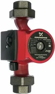 Насос циркуляционный Grundfos UPS 25-4  180 с гайками