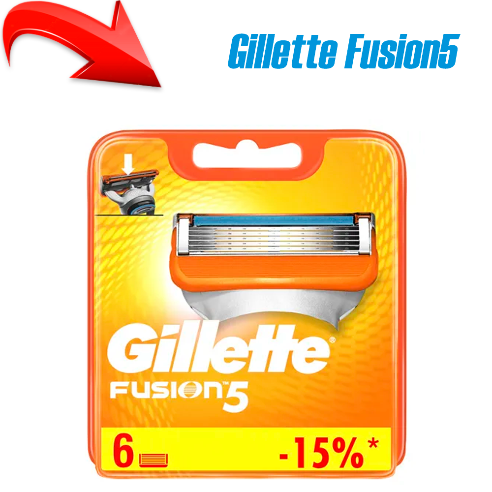 Сменные кассеты для бритья Gillette Fusion5 (6 шт) 7702018918102