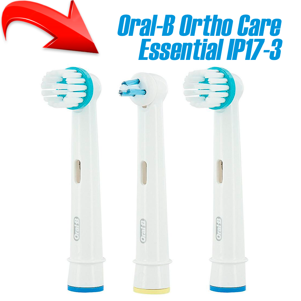 Сменная насадка Oral-B Ortho Care Essential IP17-3 (3 шт)